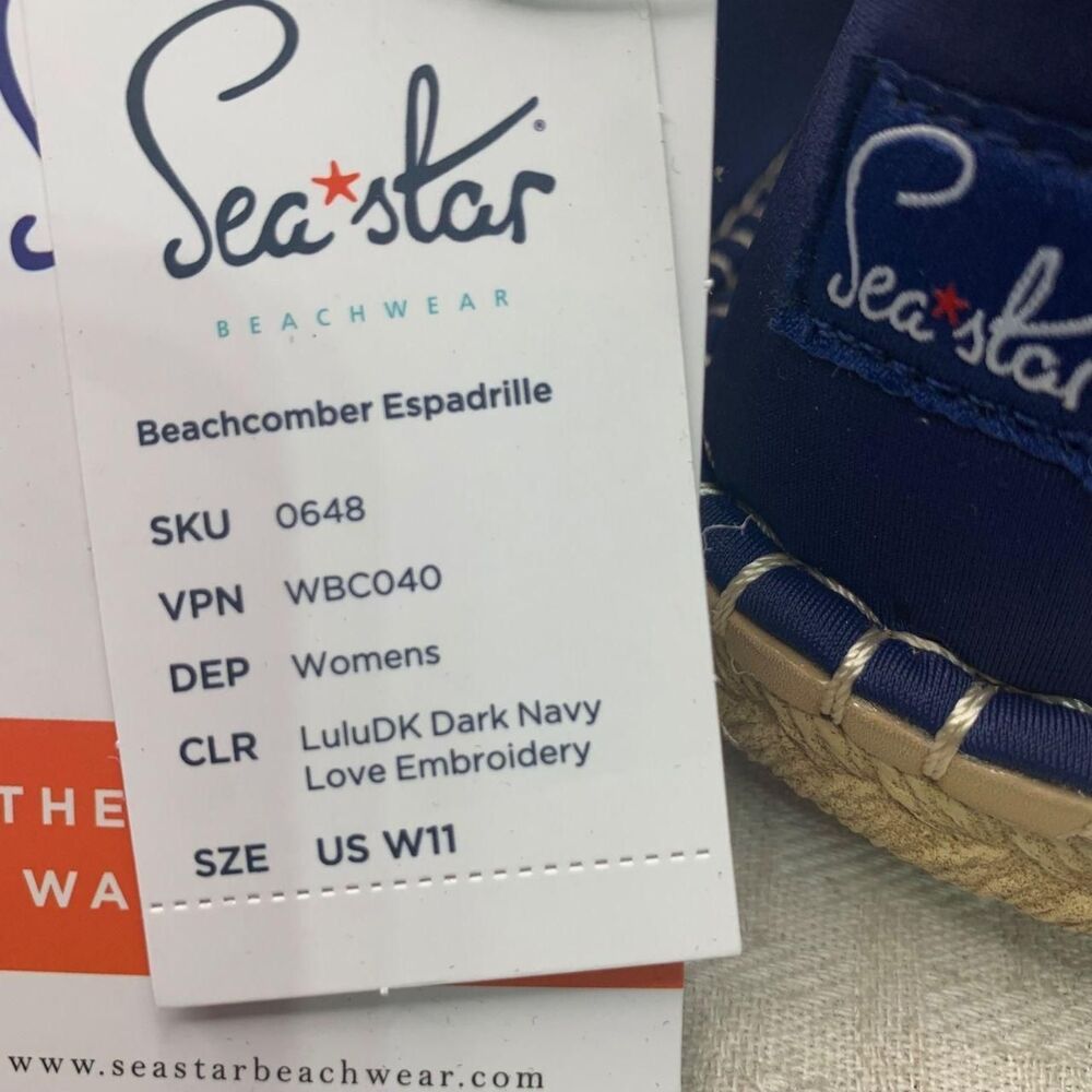 Sea-star-beachwear Women's Blue Espadrilles - Picture 4 of 8